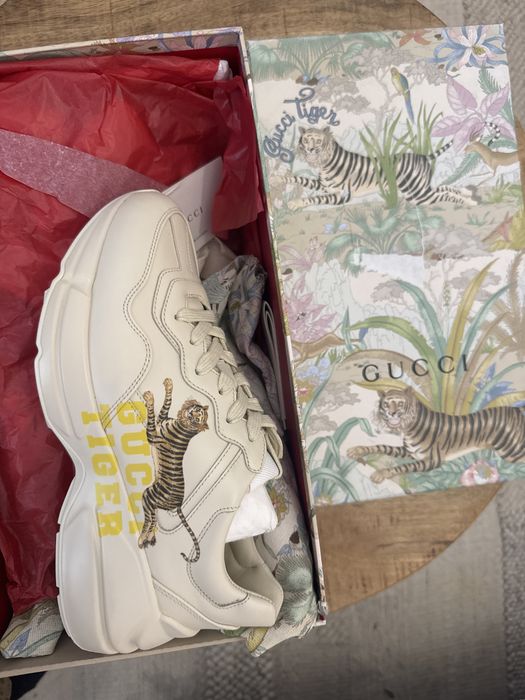 Sneakers gucci tiger, adidas gucci originali