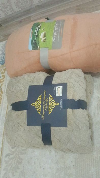 Плед новый полуторка