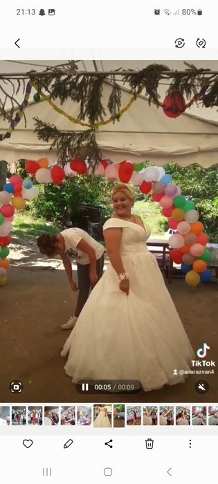 Vând rochie de mireasa