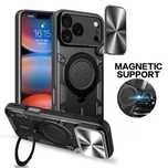 Apple iPhone 17/Pro/Max/Air/GIANT RING Удароустойчив кейс с пръстен