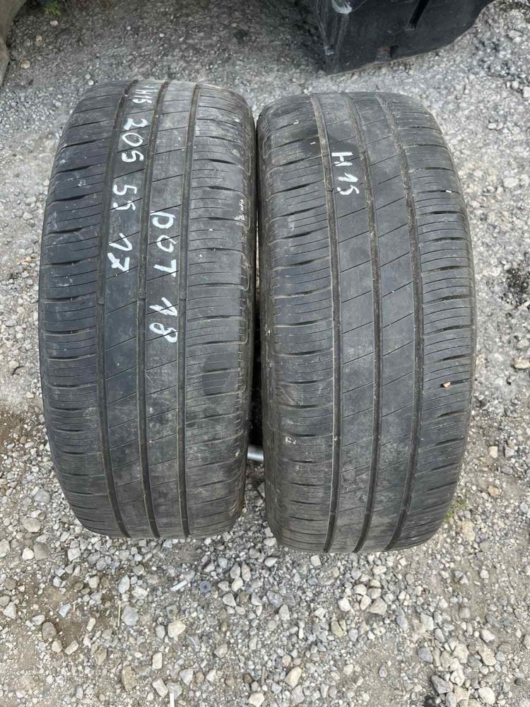 2бр гуми 205 55 17 goodyear efficient dot18 ном15