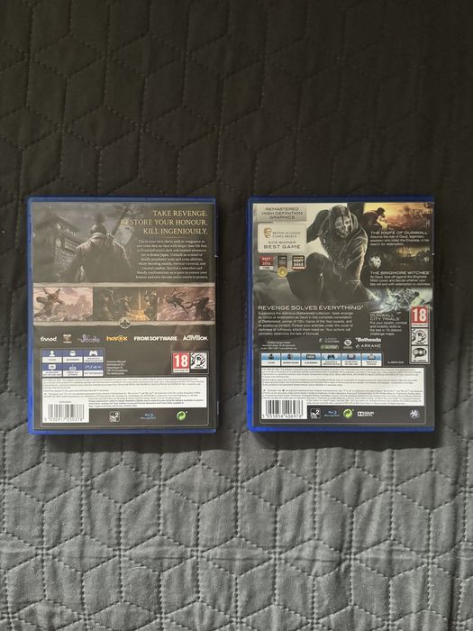 Sekiro и Dishonored за PS4 playstation