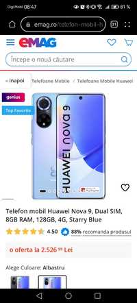 Huawei nova 9/Y90 stare impecabila, noi!