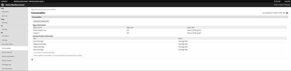 Vand Imprimanta Multifunctionala Canon MF643 CDW