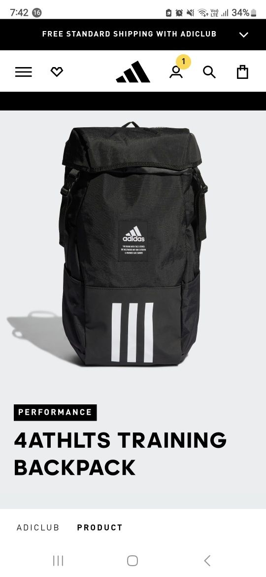 Ghiozdan  Adidas