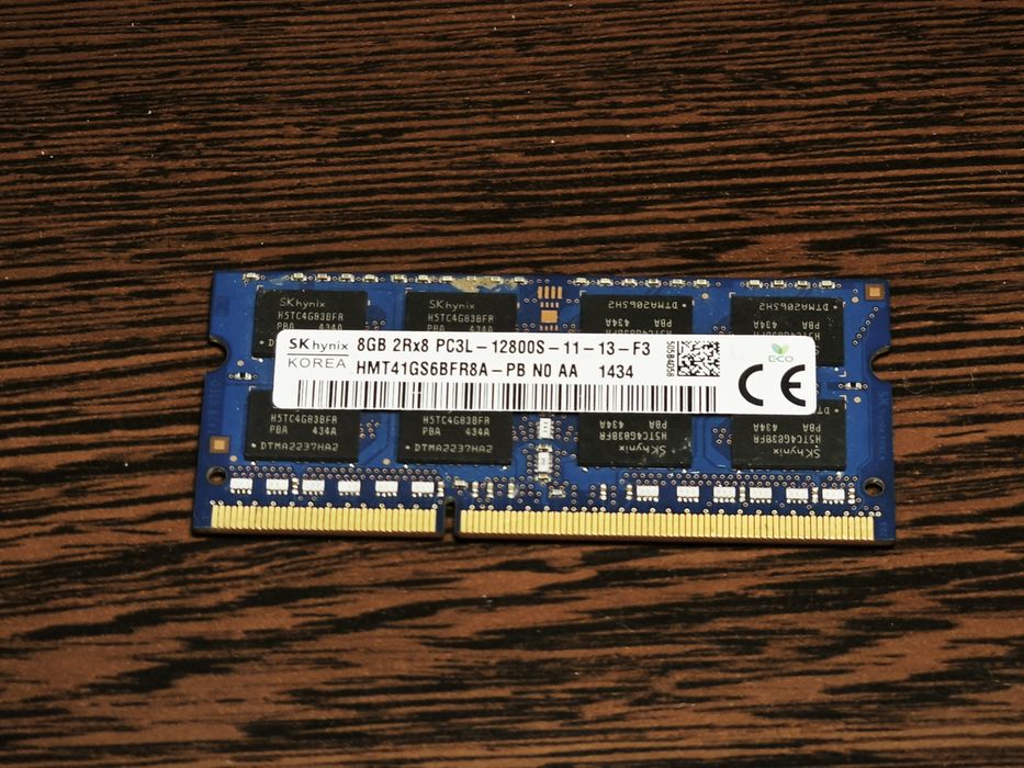 Memorie RAM 8GB DDR3 1600MHz, SODIMM funcționează perfect