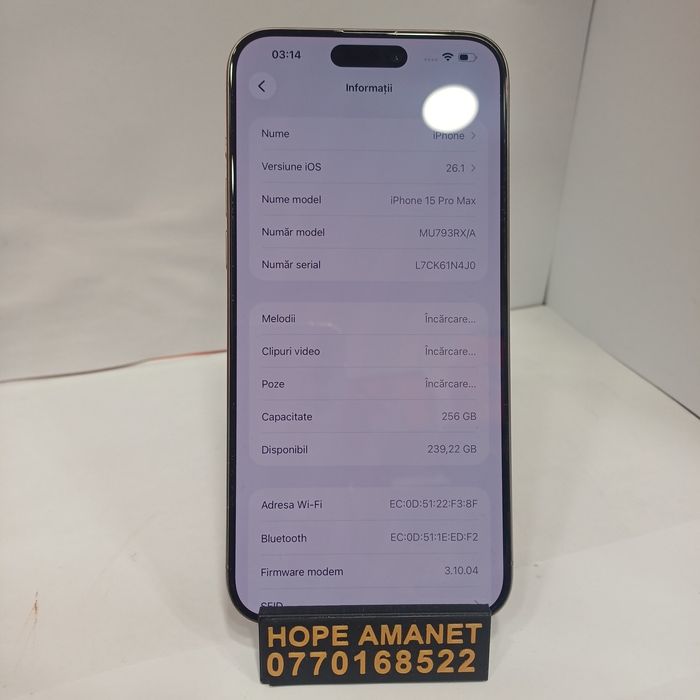 Hope Amanet P1 / Iphone 15 Pro Max