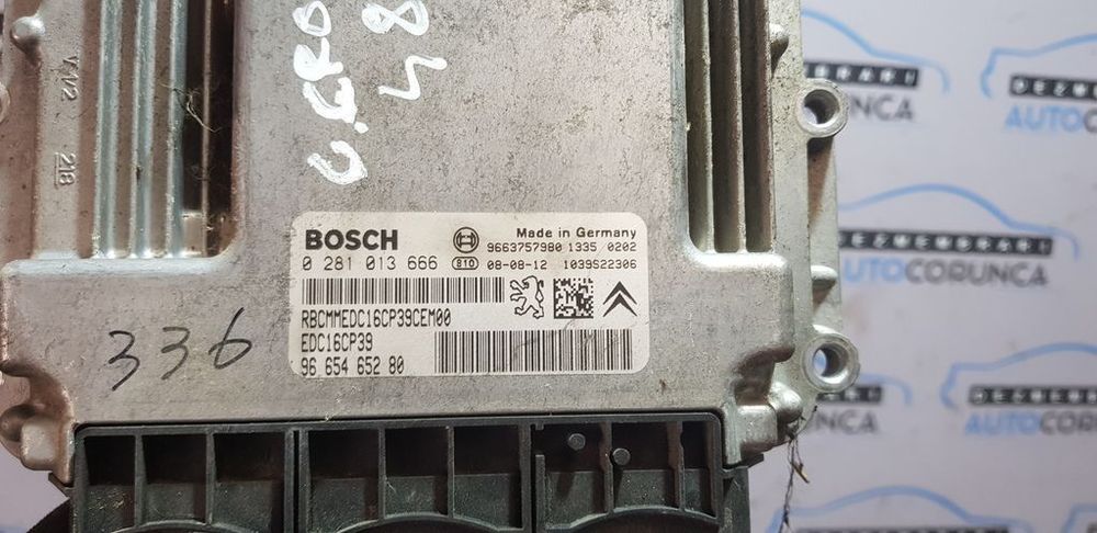 Calculator motor Citroen C - Crosser 2.2 D 2007 - 2012 156CP Manuala 4HN (488) Bosch ...