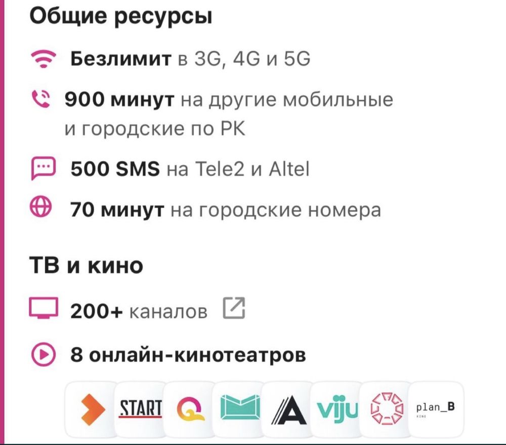 Тарив Белайн актив теле2