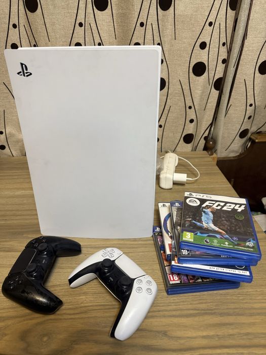 Продам playstation 5 с играми и пульт