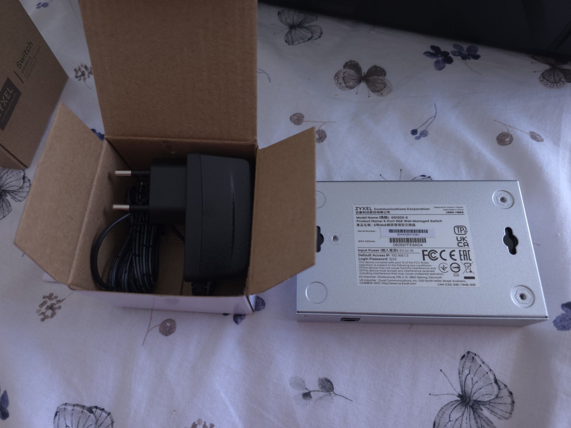 Zyxel GS1200-5 свитч
