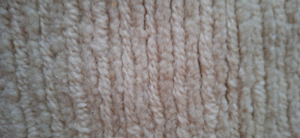 Covor din lana, gros, culoare crem, 200cmx140 cm