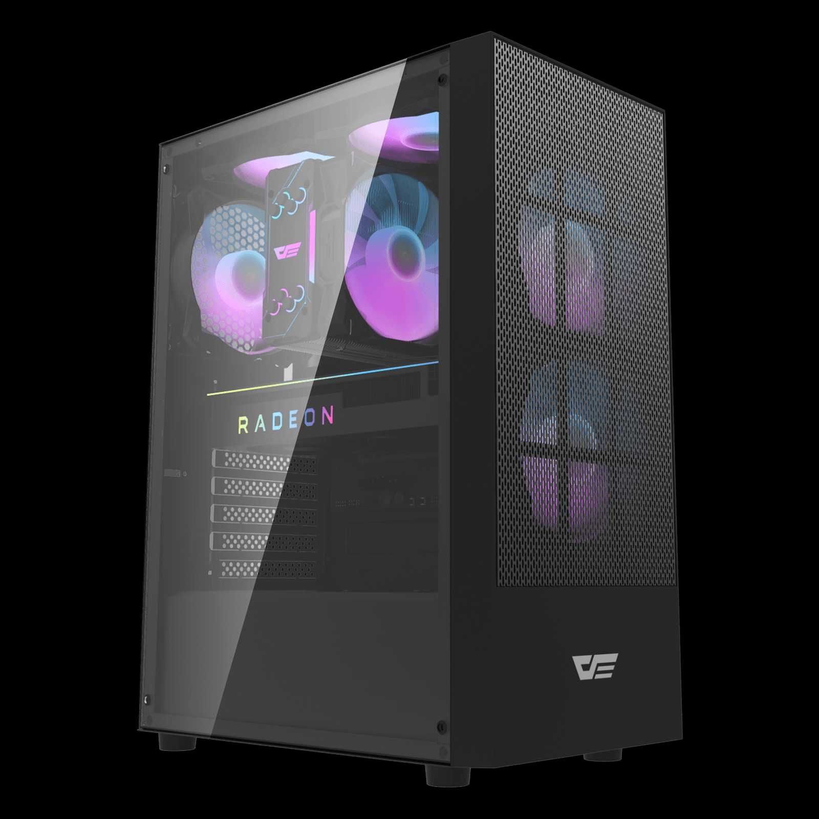 [НОВЫЙ] Корпус DarkFlash A290 BLACK (with 3 fans)