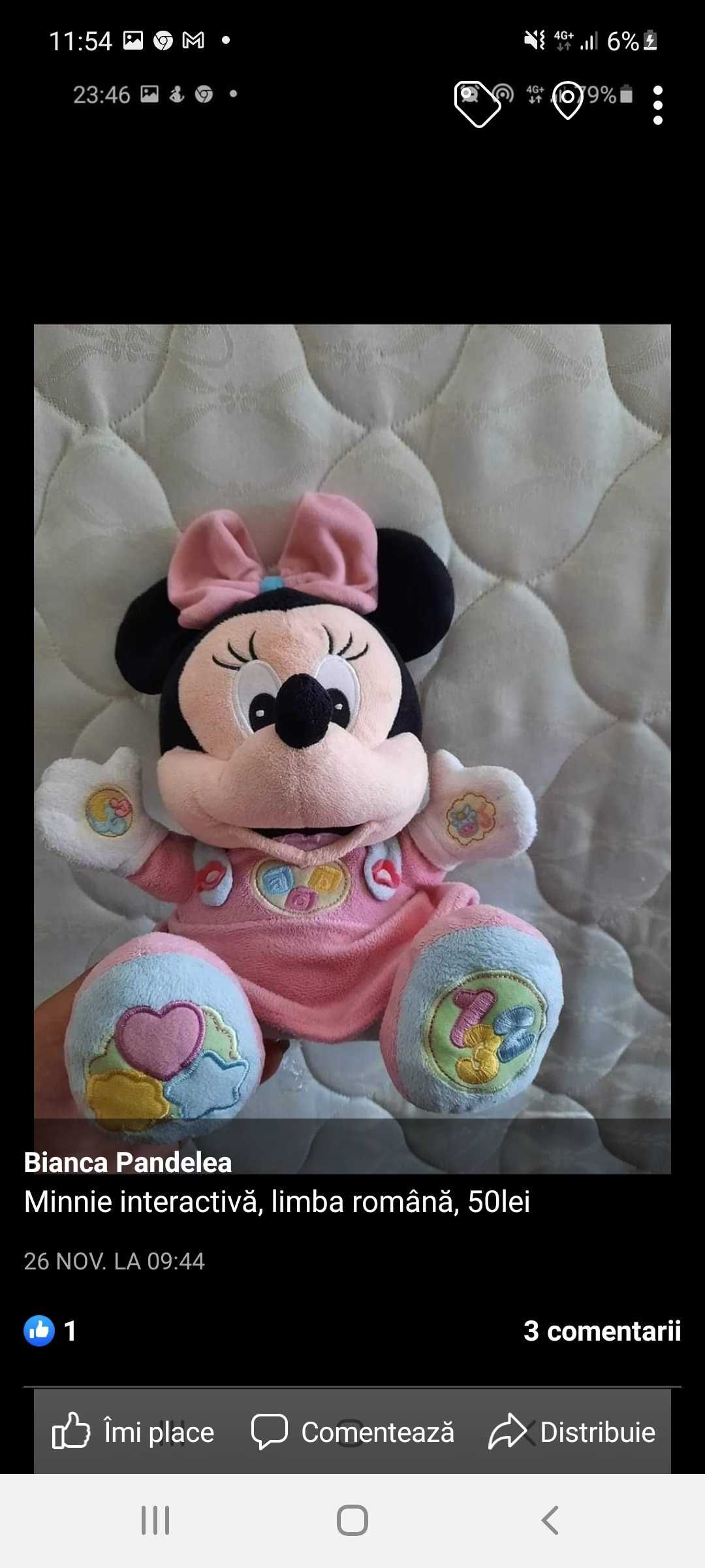 Jucării Minnie fetițe