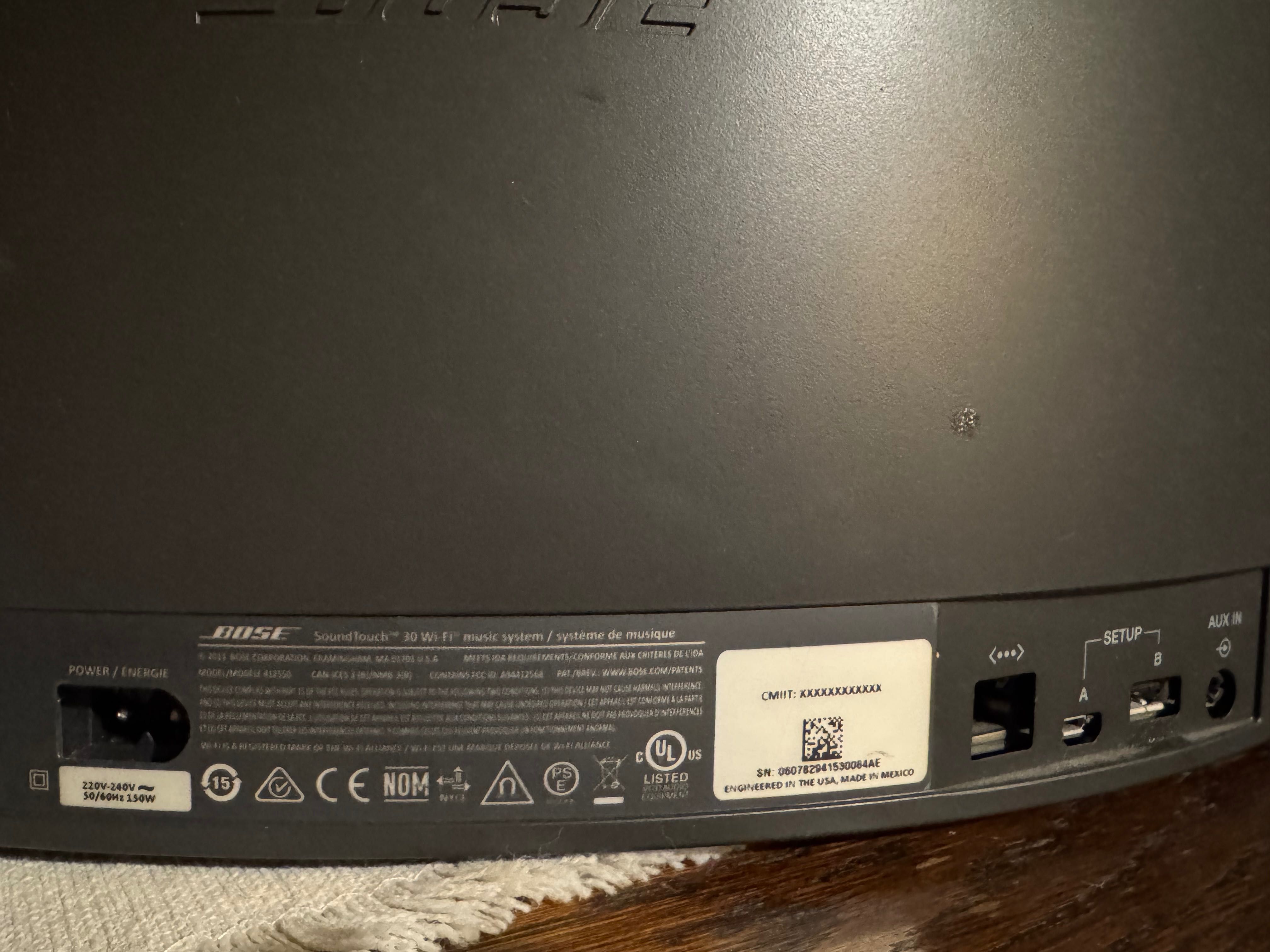 Тонколона Bose  Sound Touch 30 WIFI music system