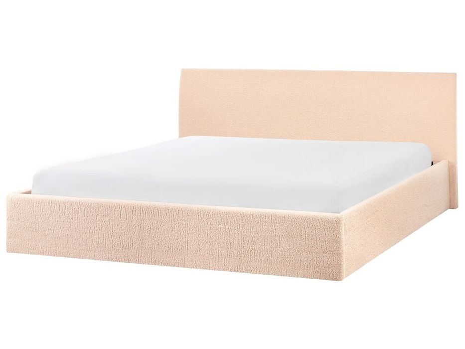 NOU Pat dormitor 180cm ORBEY, boucle, bej