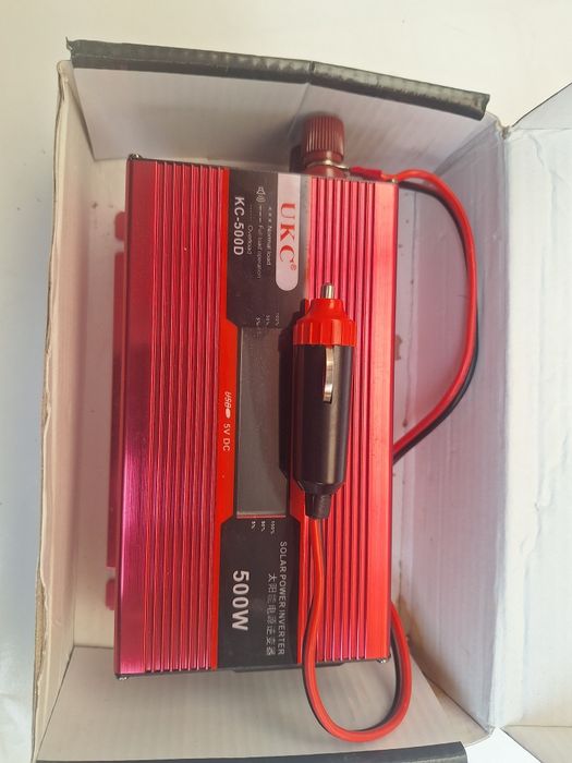 Инвертор с дисплей, 12V-220V, 500W