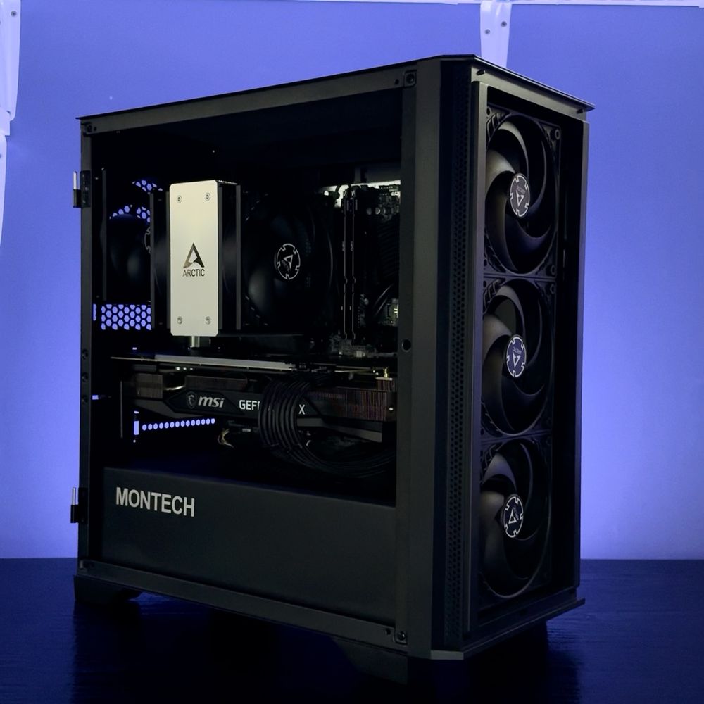 Най-дoбра цена! Ryzen 5 7500f / RTX 3070Ti / 32 RAM геймърски компютър