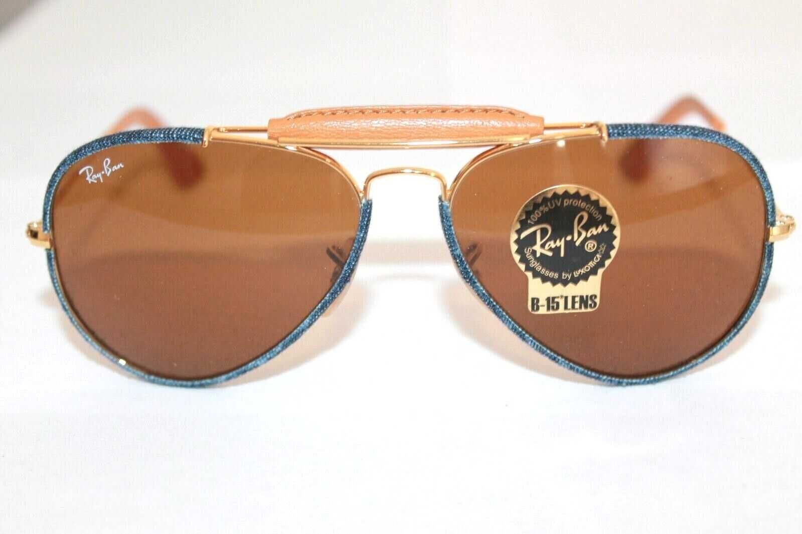 RAY-BAN Aviator Craft blue jeans