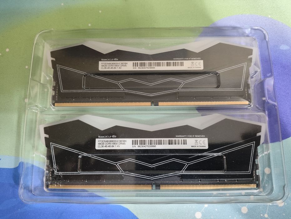 Озу ddr5 2x48gb 6800mhz T-force Delta