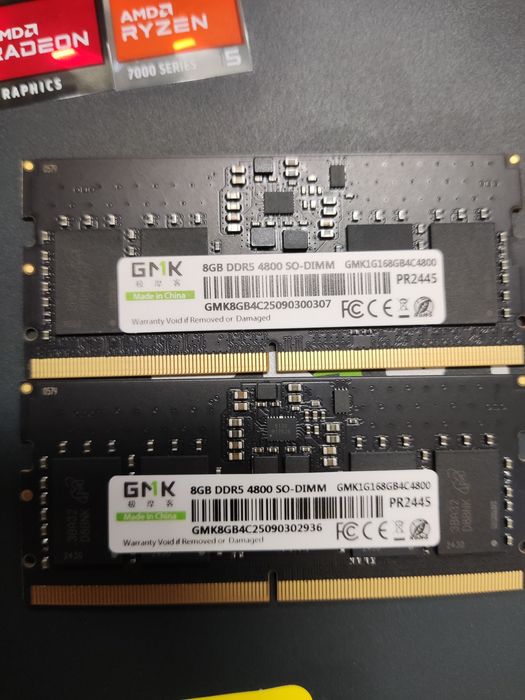 Kit ddr5 16Gb (2x8Gb) memorie RAM laptop/mini-pc