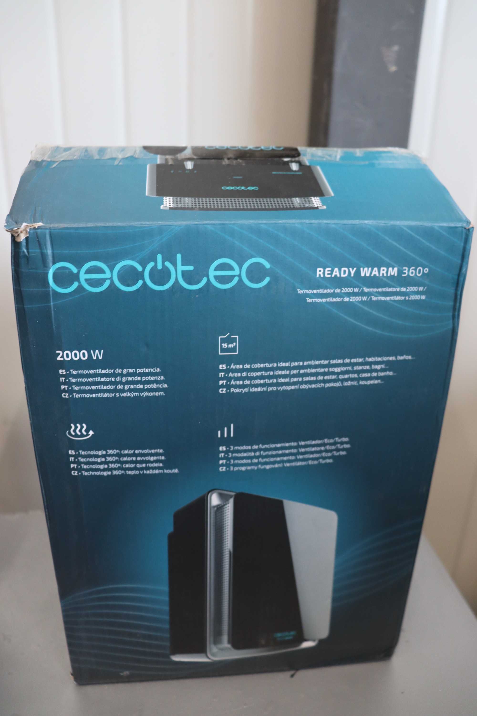 Преносима вентилаторна печка, CECOTEC READY WARM 360 2000W