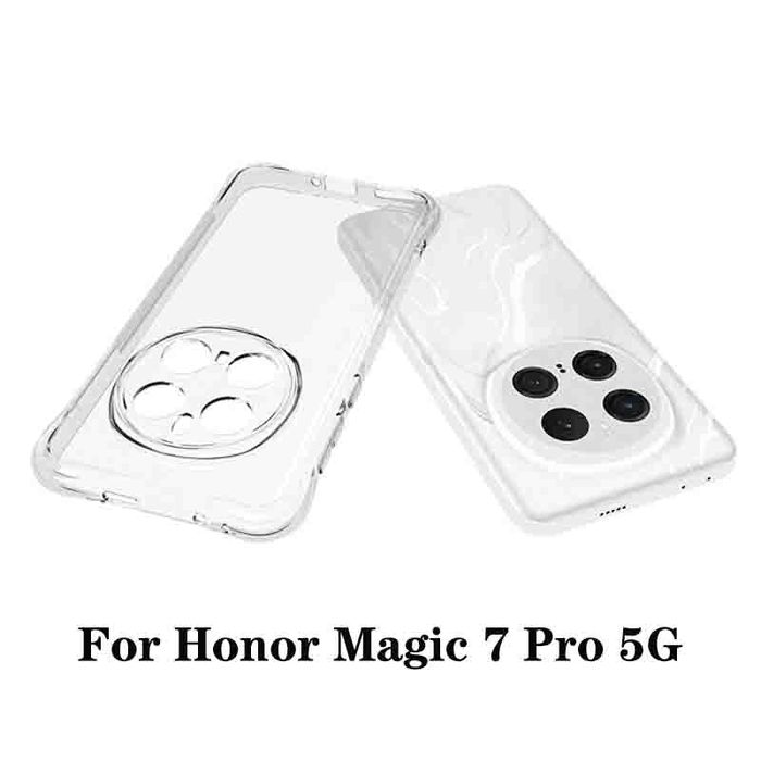 Honor Magic 8 7 Pro / Удароустойчив силиконов кейс с камера протектор