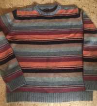Мъжки топъл плетен пуловер