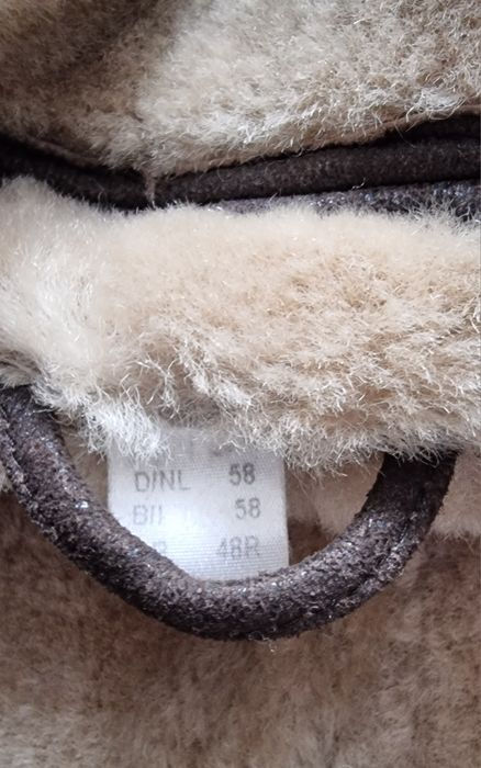 Geaca piele oaie,shearling,B3, XXXL