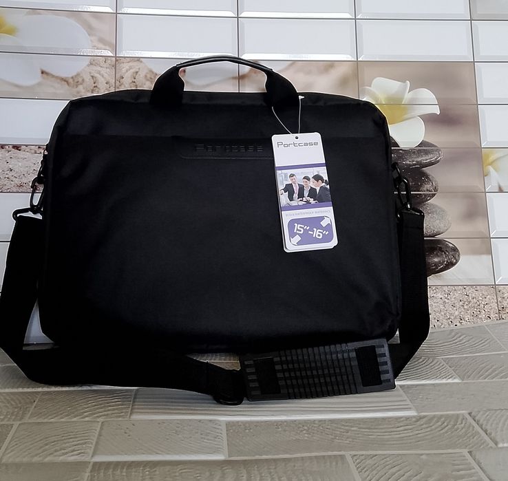 Новая сумка для ноутбука 15.6" Portcase KCB-160, цвет: черный
