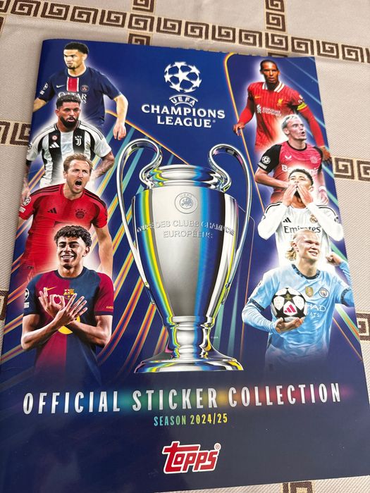 Champions League 2024/2025 – колекционерски албум недовършен