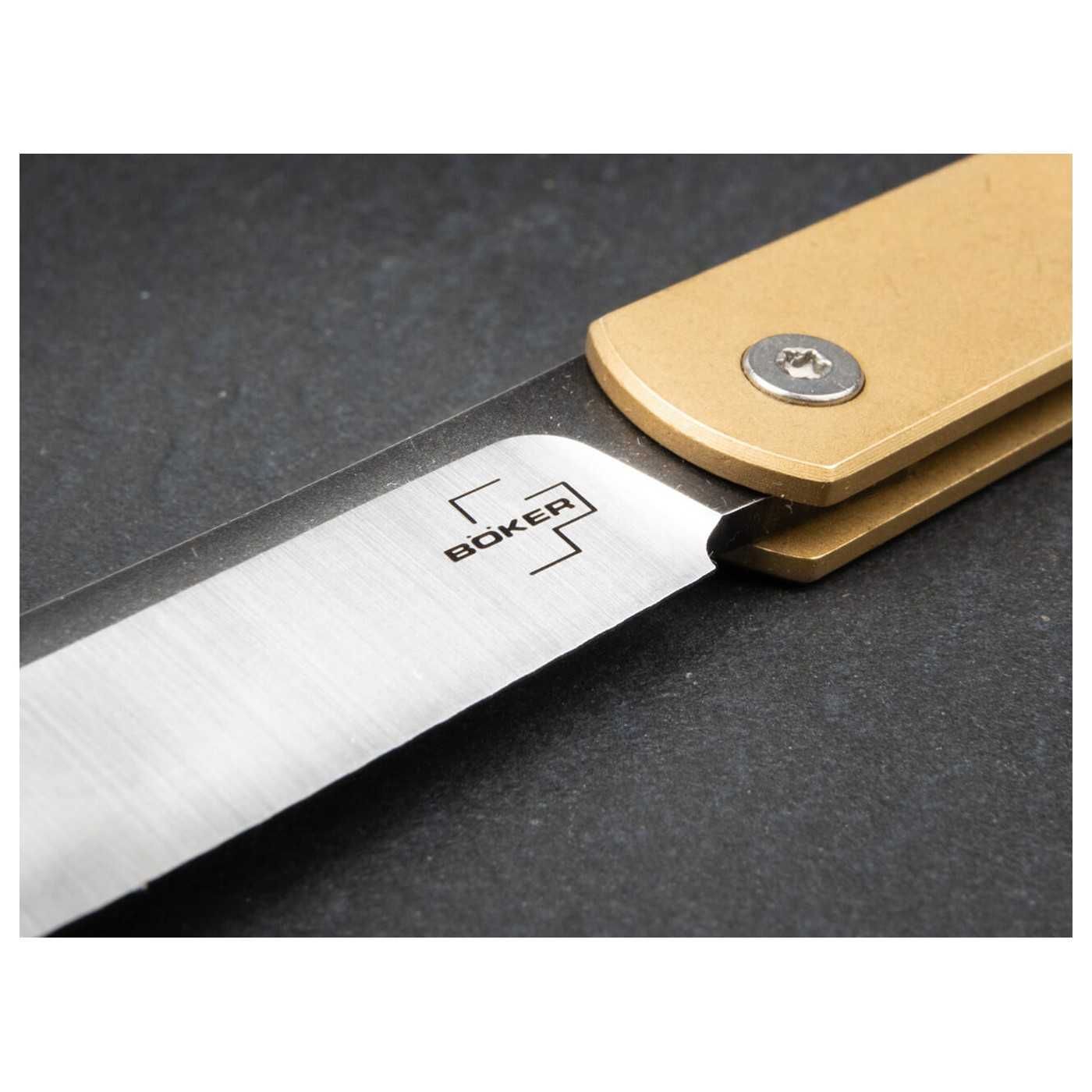 Briceag Boker Plus Zenshin Brass, maner alama, lama 440C