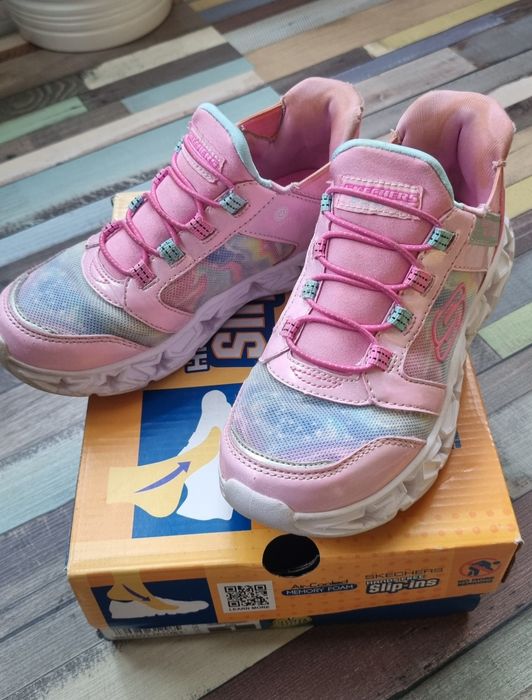 Pantofi sport copii Skechers Slip Ins cu lumini marimea 32