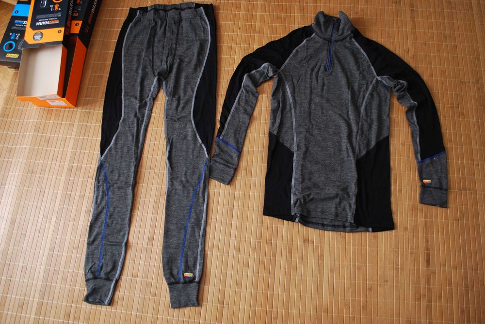 НОВИ Мерино Термо бельо Blakladder 100% merino Мъжки L вълна