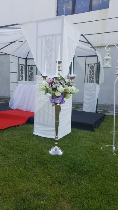 Sfeșnic metalic - 120 cm - de închiriat pentru evenimente