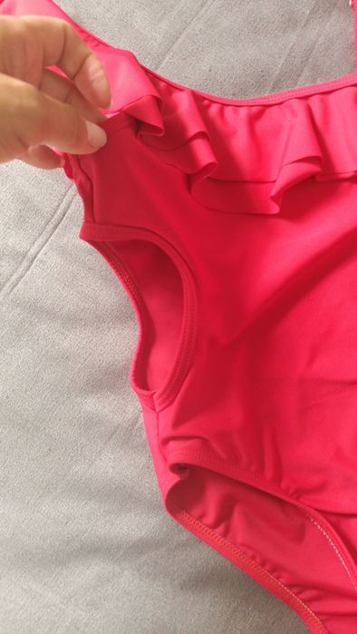 Costum roșu baie fetițe 4-6 ani
