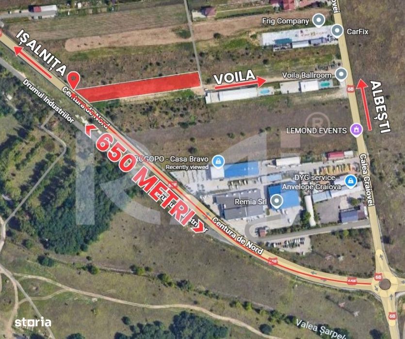 Teren Centura Nord | Giratoriu Albesti | INTRAVILAN | 39 €/ mp | 3