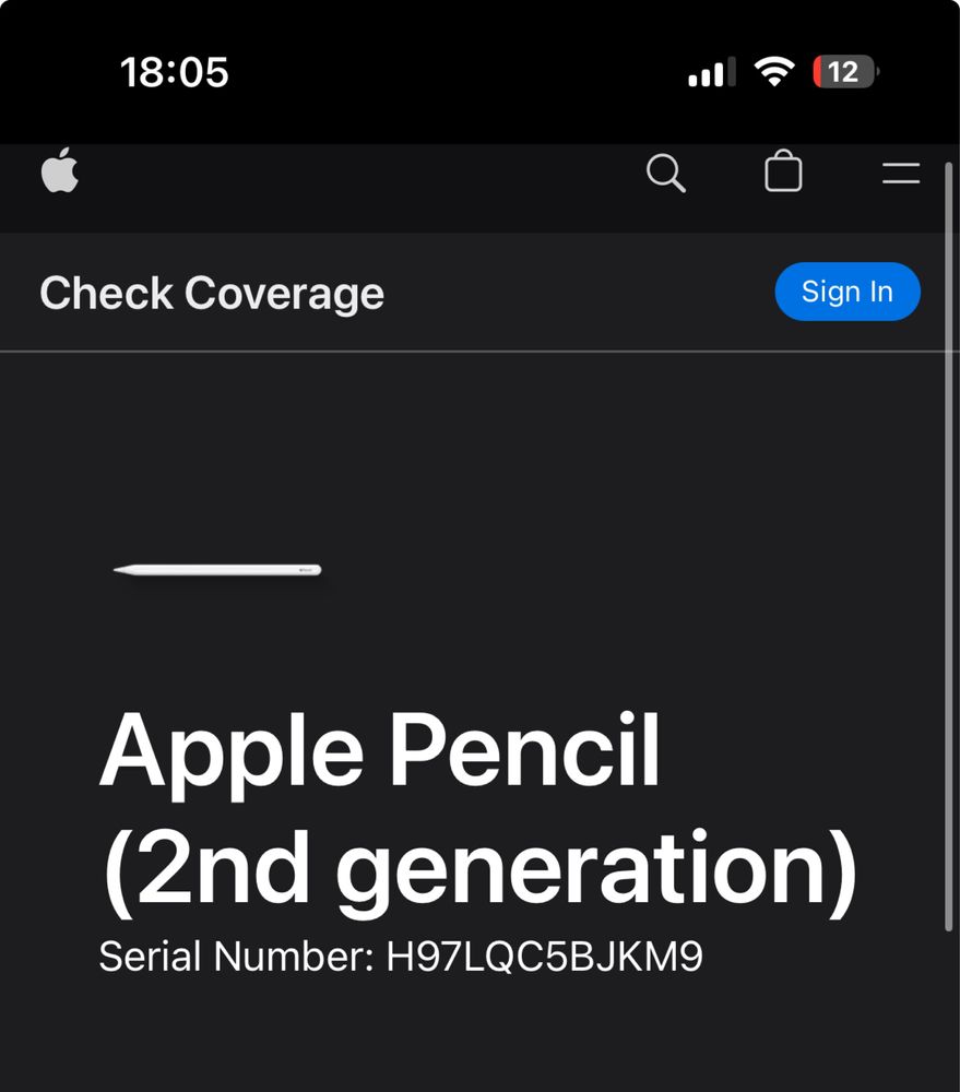 Apple pencil 2nd generation original sigilat