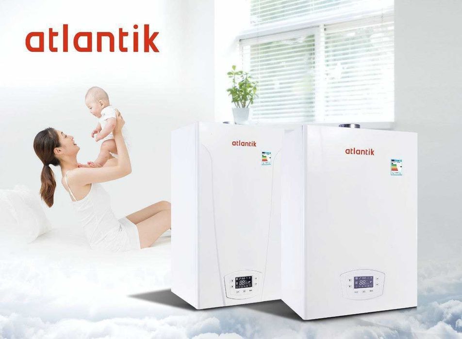 ATLANTIK 16kVt kotel двухконтурный газовый котел катйол котлы оптом