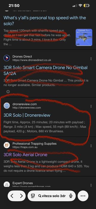 Drona Solo 3dr nu gji