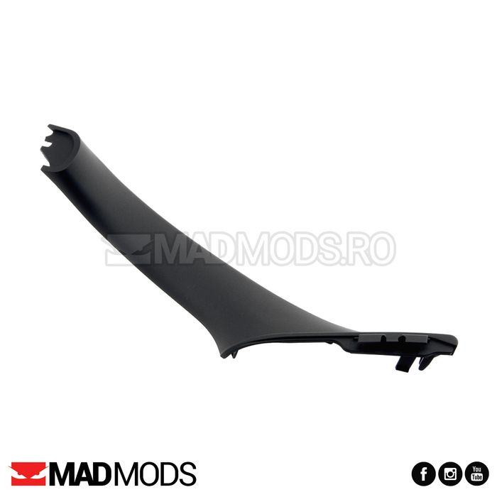 Set 4 manere interior portiere BMW Seria 5 F10 F11, Negre Crem Maro