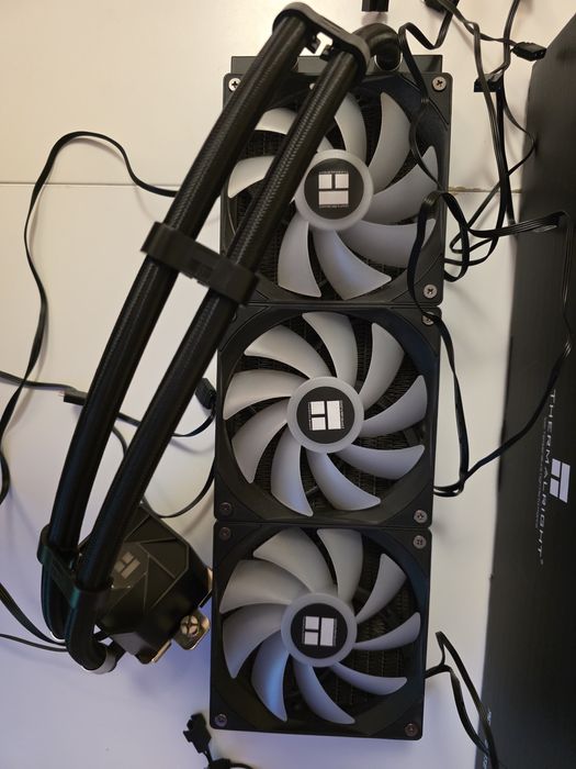 Воден охладител Thermalright - Aqua Elite 360 Black RGB V3, 3x120 mm
