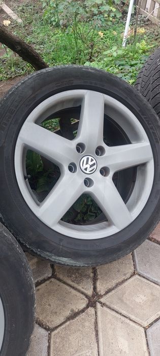 Jante cu cauciucuri de iarna  5x130 R19 touareg q7 porsche cayenne
