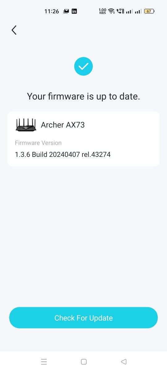 Router Wireless Wi-Fi 6 TP-Link Archer AX73 - in garantie un an