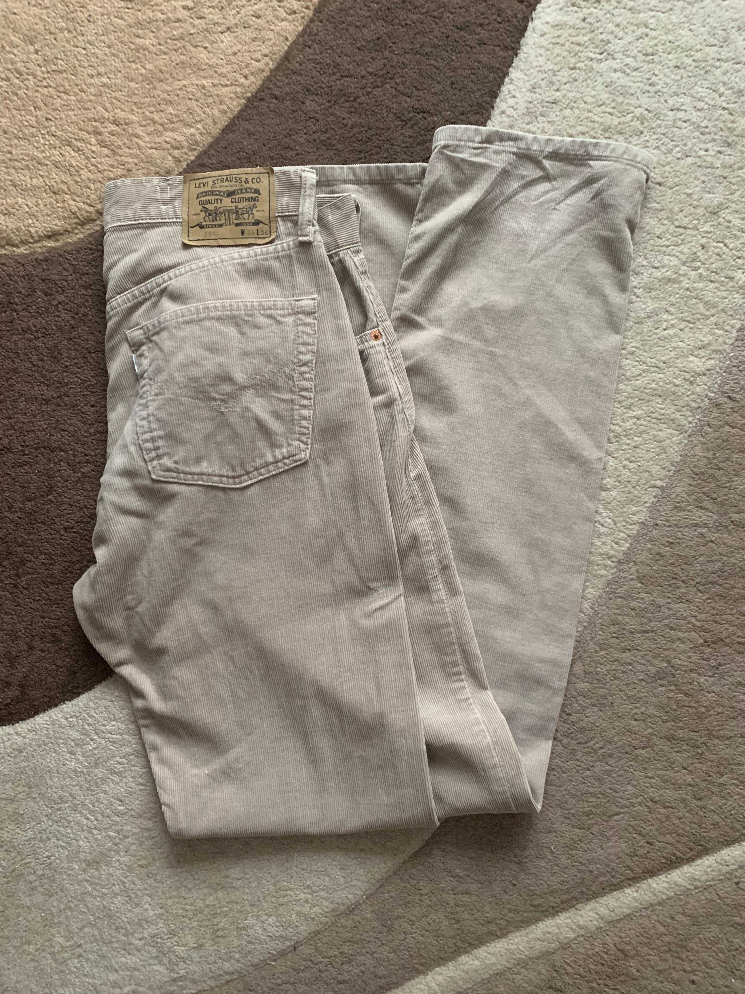 Pantaloni Coroiati Vintage 90s Levis Levi's White Tab