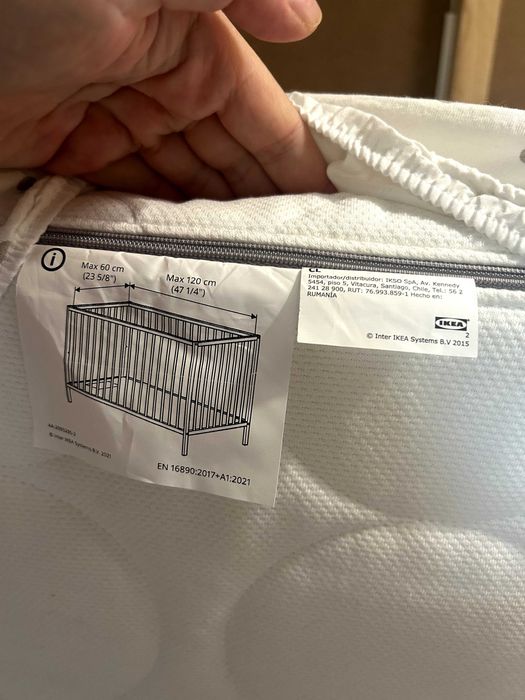 бебешко креватче, 60x120 см + матрак IKEA