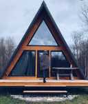 Cabane tip A din lemn