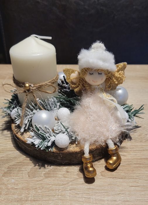 Aranjamente handmade pentru masa de Crăciun Crăciun