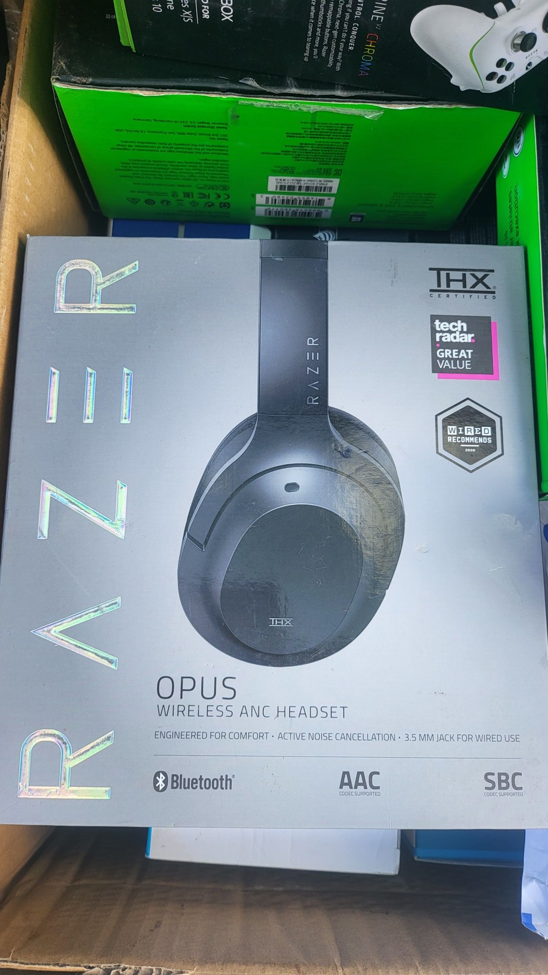 Слушалки Razer Opus, безжични, микрофон, Bluetooth