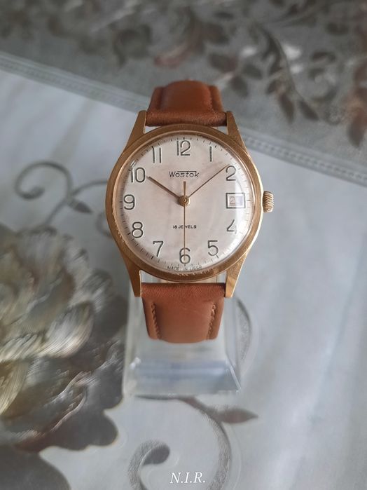 Позолоченные часы Восток-Ау10